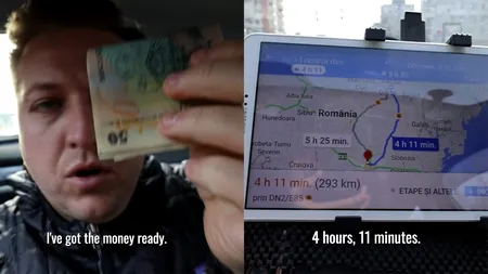 A negociat ca în piață! Câți lei a plătit acest turist englez pentru o cursă cu taxiul, din Bacău până la Aeroportul Otopeni