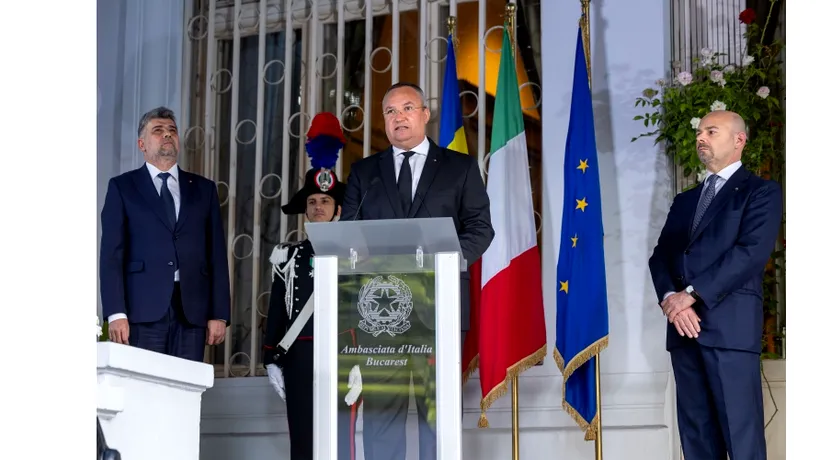 Nicolae CIUCĂ: „Italia, un partener strategic şi un prieten apropiat al României”
