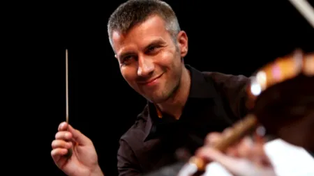 Mezzosoprana Ruxandra Donose, actorul Claudiu Bleonț și dirijorul Tiberiu Soare, împreună pe scena Sălii Radio