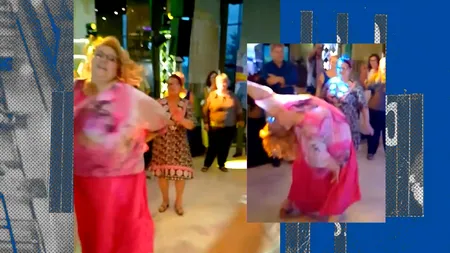 Cât de jos poate să coboare Diana Șoșoacă, pentru un limbo reușit. Imaginile cu lidera SOS s-au răspândit imediat în online
