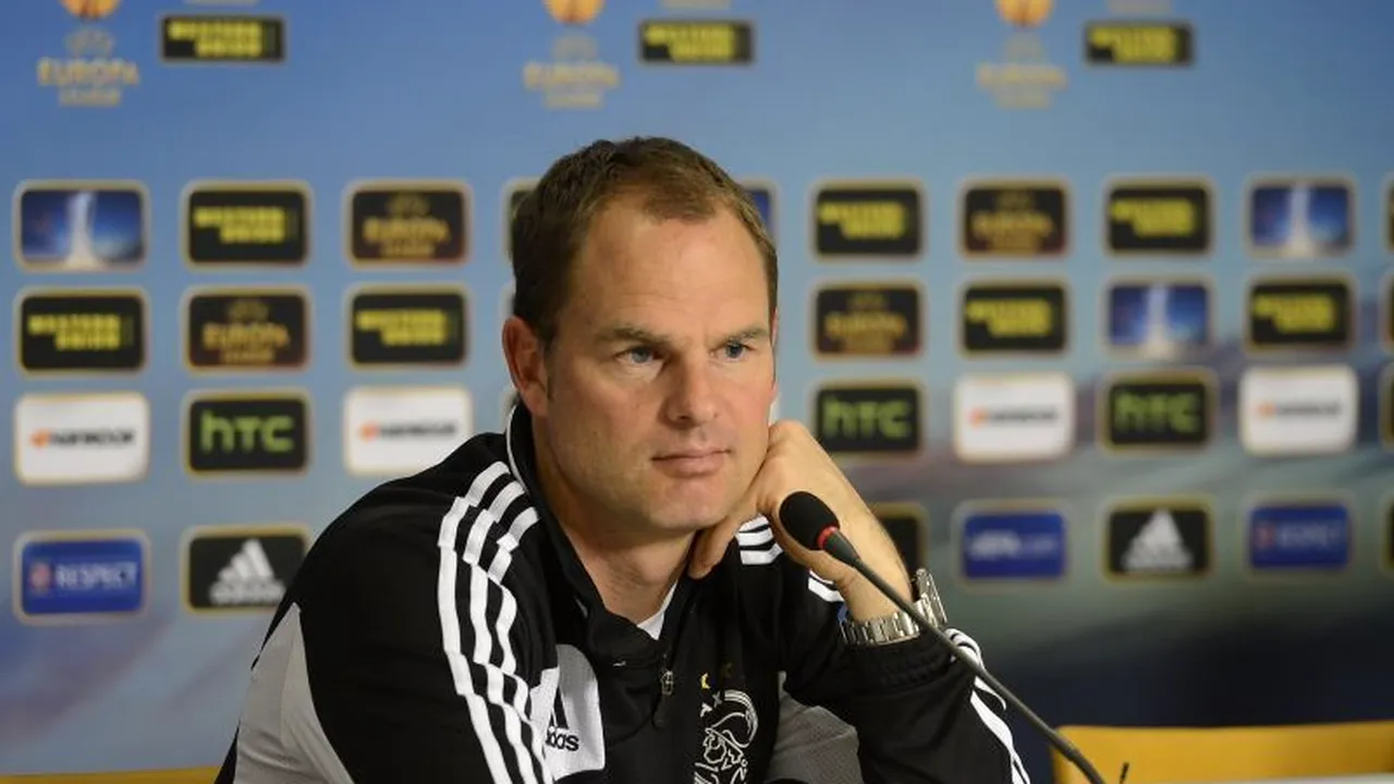STEAUA - AJAX. Cine crede antrenorul lui AJAX, Frank de Boer,  că este cel mai valoros jucător al Stelei