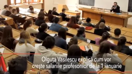 Lia Olguța Vasilescu: Cum vor crește salariile profesorilor de la 1 ianuarie 2019