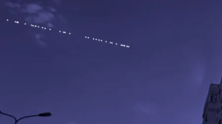 INEDIT. Sateliții lui Elon Musk, vizibili și în România în fiecare noapte (VIDEO)