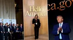 Tamila Cristescu, în primul rând la lansarea platformei AI a lui Donald Trump, alături de grei din industria tech