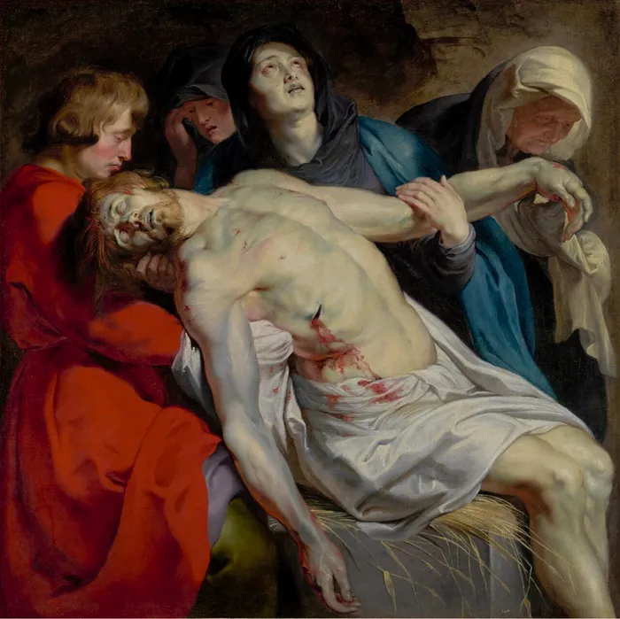 Înmormântarea Mântuitorului - Peter Paul Rubens, 1612 .