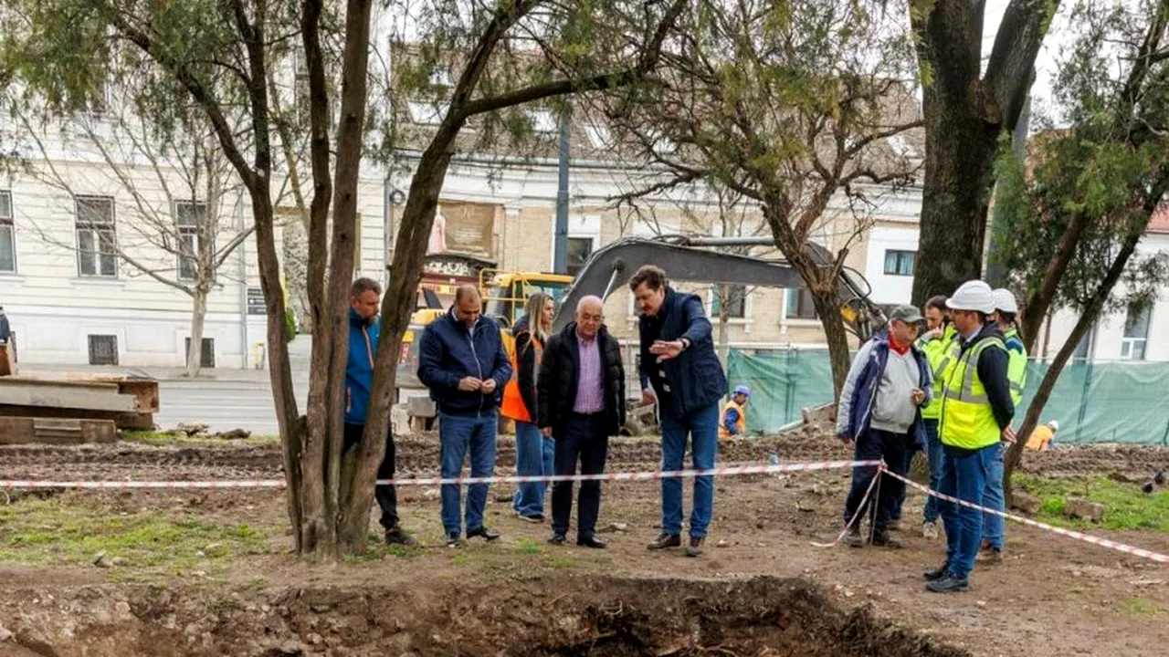 Emil Boc vrea LECȚII de istorie în aer liber și dă acces la zidul roman, recent descoperit la Cluj