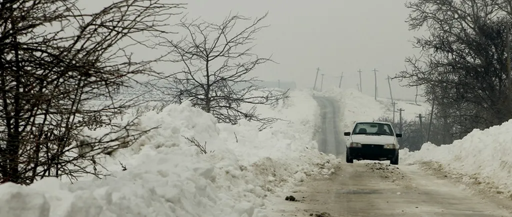 VREMEA. Cod GALBEN de NINSORI: Trafic îngreunat pe drumurile din Ilfov, Giurgiu, Teleorman, Călărași și Ialomița