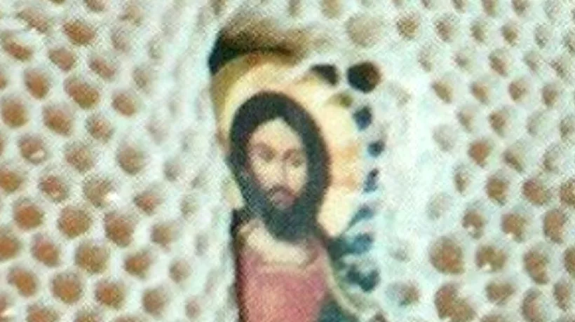 FOTO. Ce s-a întâmplat cu o icoană cu Iisus după ce a fost băgată într-un stup. Călugării strigă „minune 