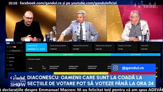 Dan Diaconescu: „Oamenii care sunt la coadă la secțiile de votare pot să voteze până la ora 00:00”