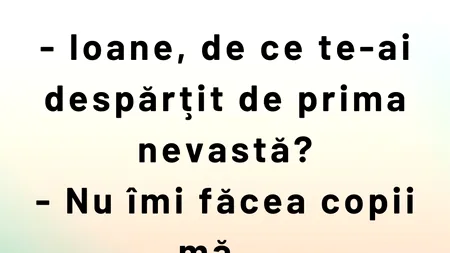Bancul de vineri | Cele două neveste ale lui Ion