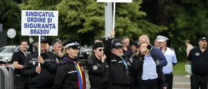 Polițiștii locali din România PROTESTEAZĂ la Guvern. Care sunt nemulțumirile sindicaliștilor