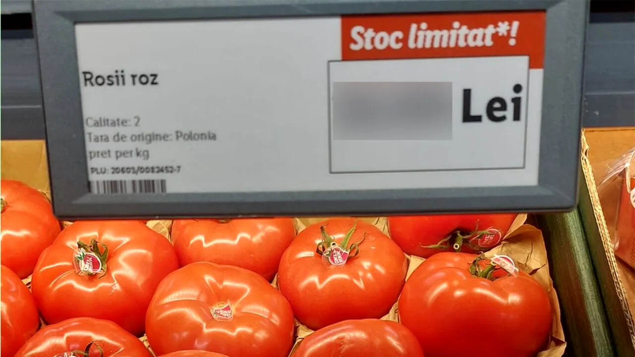 Câți lei costă 1 kg de ROȘII într-un supermarket din Iași. Sunt mai scumpe decât cireșele!