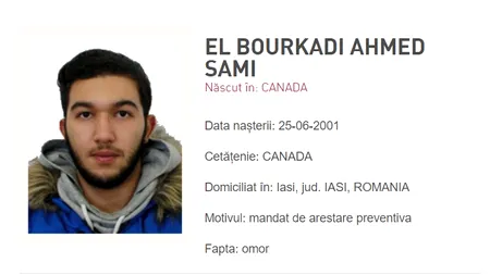 Suspectul dublei crime din Iași a fost prins în Italia