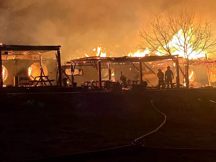 Incendiu „Ferma Dacilor”