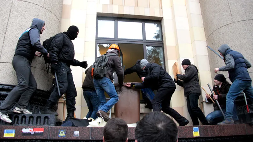 ALEGERI ÎN UCRAINA. Protest în orașul Harkov față de scrutinul prezidențial din Ucraina