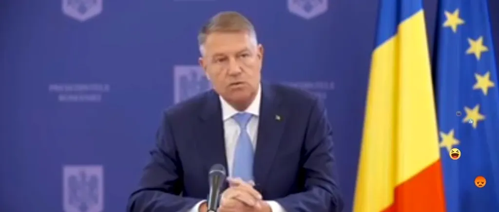 SURPRIZĂ. Ce grafic a prezentat Klaus Iohannis la începutul conferinței de presă