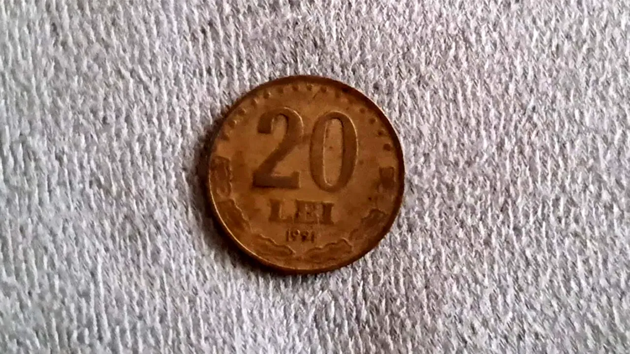 Cum a ajuns celebra monedă de 20 de lei din 1991, cu chipul lui Ștefan cel Mare, să se vândă acum cu 10.000 de euro