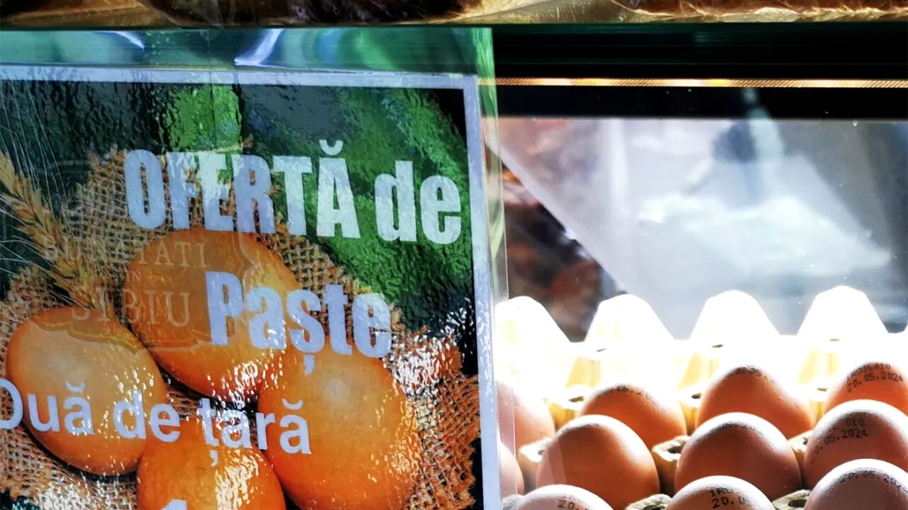 „Ofertă de PAȘTE!”. Cu câți lei se vinde un singur ou, în Piața Progresul din București