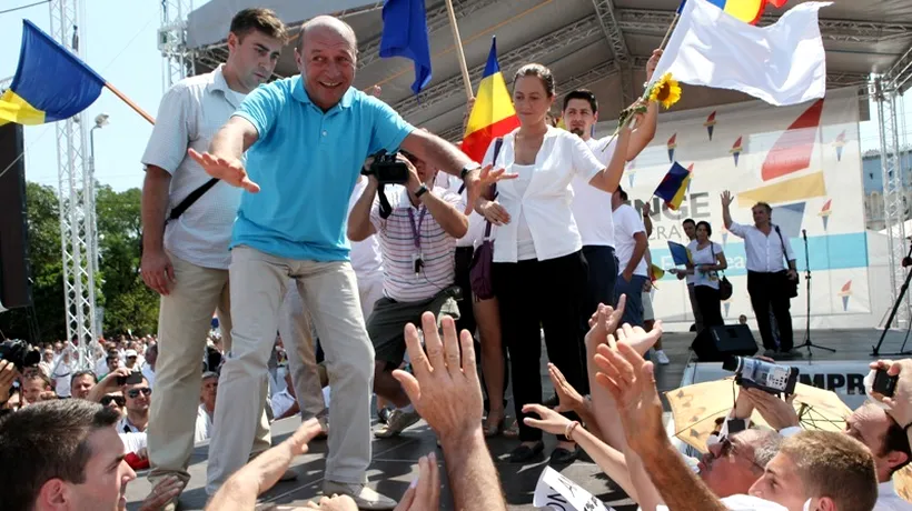 MITING PRO BĂSESCU. 15.000 de pedeliști așteptați în Piața Revoluției