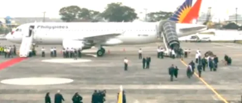 Un avion guvernamental filipinez a ieșit de pe pistă, după decolarea avionului Papei Francisc