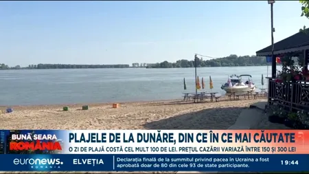 Plajele de la DUNĂRE, tot mai căutate. Către ce destinații se îndreaptă românii vara aceasta