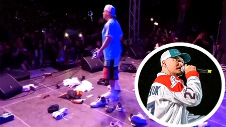 Mai rar așa ceva! Ce a pățit Puya pe scenă, în Bârlad. Cu ce au aruncat spectatorii înspre el