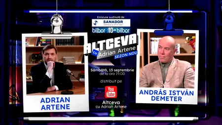 Podcastul „Altceva cu Adrian Artene” revine cu un nou sezon! Primul invitat: ministrul Culturii András Demeter