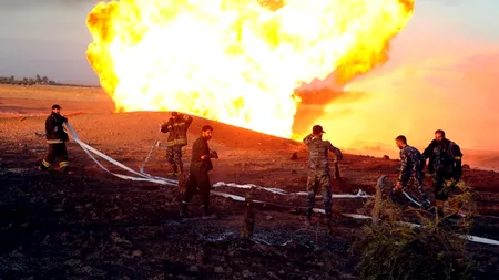 Siria, lovită de un nou atac terorist! O importantă conductă de gaze a explodat lăsând țara într-o masivă pană de curent - VIDEO