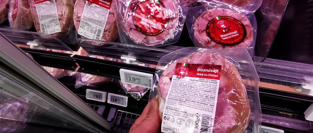 Avem eticheta! Din ce e făcută, de fapt, toba de porc pe care românii o cumpără din Auchan