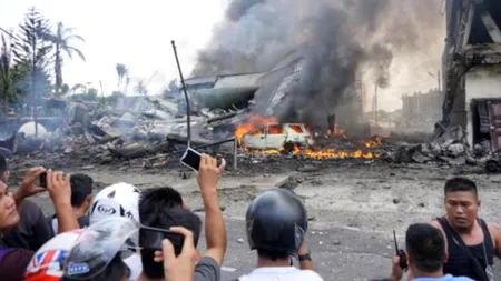 Avion militar prăbușit în Indonezia. Toate cele 113 persoane aflate la bord au murit