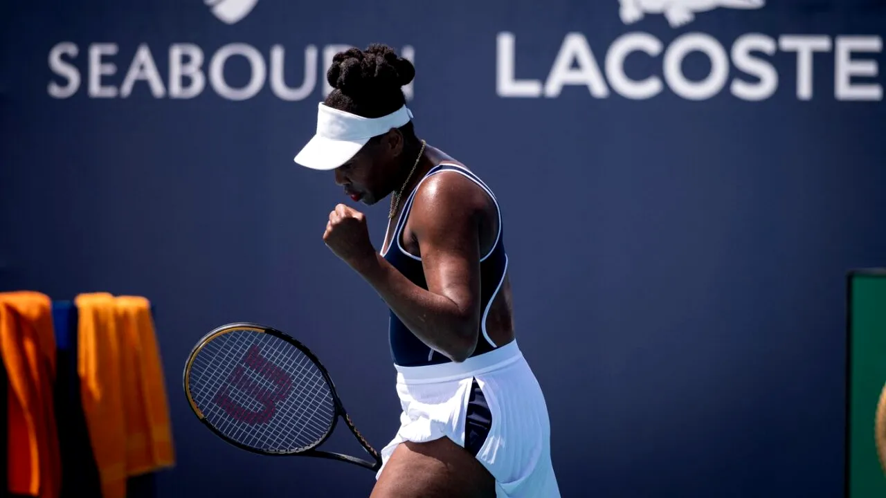 Venus Williams a revenit în circuitul WTA cu o victorie. Legenda tenisului mondial a dominat jocul