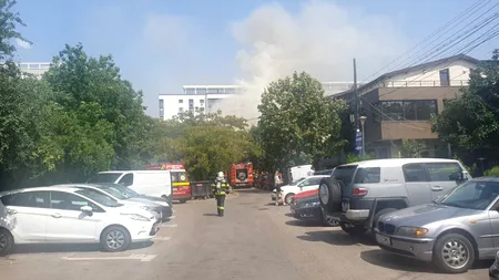 FOTO, VIDEO | UPDATE: Incendiu în București. Mai multe case din Sectorul 3, afectate/Incendiul a fost stins