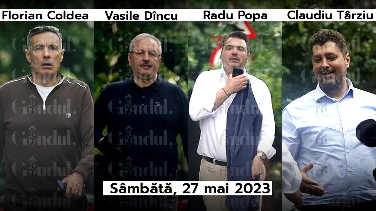 IMAGINI EXCLUSIVE. Coldea, Dîncu & finuțul Popică au prânzit cu doamnele la libanez! Claudiu Târziu a ”băgat” și el capul în tabloul aproape familial