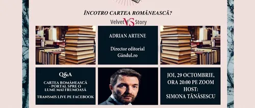 Încotro cartea românească? – un demers inedit, prezentat publicului cititor sub forma unor întâlniri live cu scriitorii pe rețelele sociale