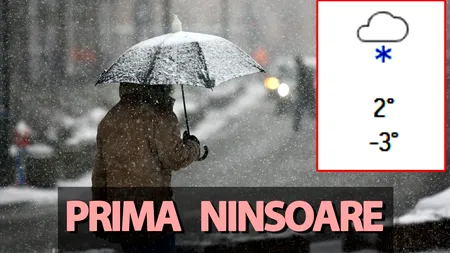 Meteorologii Accuweather au modificat prognoza. Pe ce dată începe să ningă în România