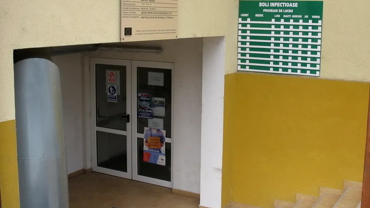 Subsolul Spitalului de Boli Infecțioase Timișoara inundat: zeci de bolnavi consultați în ambulanță