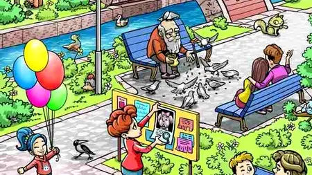 Test de perspicacitate | Găsește cățelul pierdut în 20 de secunde