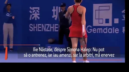 Ilie Năstase: HALEP nu mai are nevoie de antrenor. Eu NU pot să o antrenez că iar îmi iau AMENZI, sar la arbitri, mă enervez