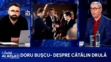 Președintele, tot mai aproape de propriul PARTID. Doru Bușcu: „Cu Drulă este un calcul bun al lui Nicușor Dan”