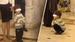 Fiul lui Nicușor Dan, surprins la ceremonia de depunere a jurământului de către Guvernul Niculescu. Antim a dat semne de plictiseală la Cotroceni