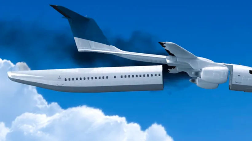 Invenția care ar putea salva viața pasagerilor în cazul unui accident aviatic. Ce se întâmplă cu cabina avionului