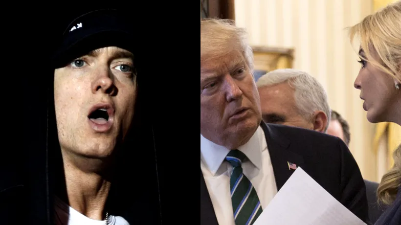 Eminem, urmărit de serviciile secrete, după o piesă „amenințătoare la adresa familiei Trump: „Cum naiba se face că e Ivanka în portbagaj?