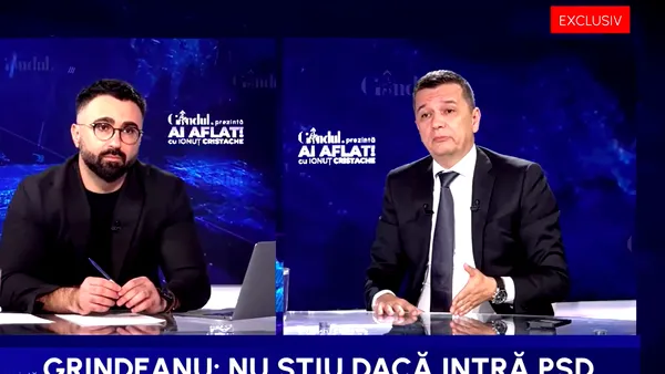 Sorin Grindeanu, președinte interimar al PSD: „Nu știu dacă intrăm la guvernare/ Mai avem o soluție de rocadă”