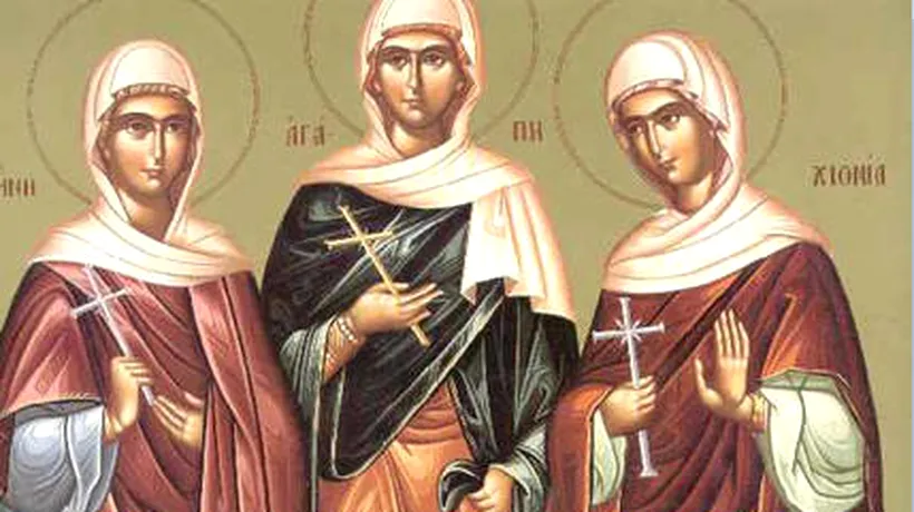 Calendar Creștin Ortodox, 16 aprilie 2021. Sfintele Mucenițe Agapi, Hionia și Irina sunt pomenite astăzi