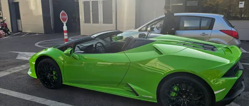 Motivul incredibil pentru care un șofer din București s-a dat jos din LAMBORGHINI și a lăsat bolidul de lux pe linia de tramvai! „Vă vine să credeți?”