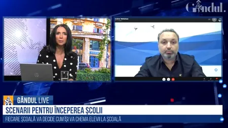 GÂNDUL LIVE. Andrei Metehău, consilier ALDE Sector 2: Scenariile privind începerea școlii sunt vage / Am observat, totuși, o descentralizare în ultima vreme