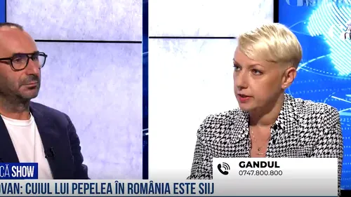 VIDEO | Dana Gîrbovan: „Cuiul lui Pepelea în România este SIIJ”