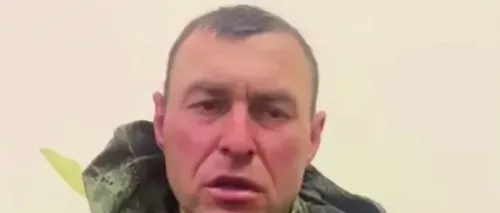 Un militar rus spune că i-au fost injectate droguri ca să nu simtă durerea. Soldatul s-a predat ucrainenilor după ce a văzut că trebuie să lupte cu civili (VIDEO)