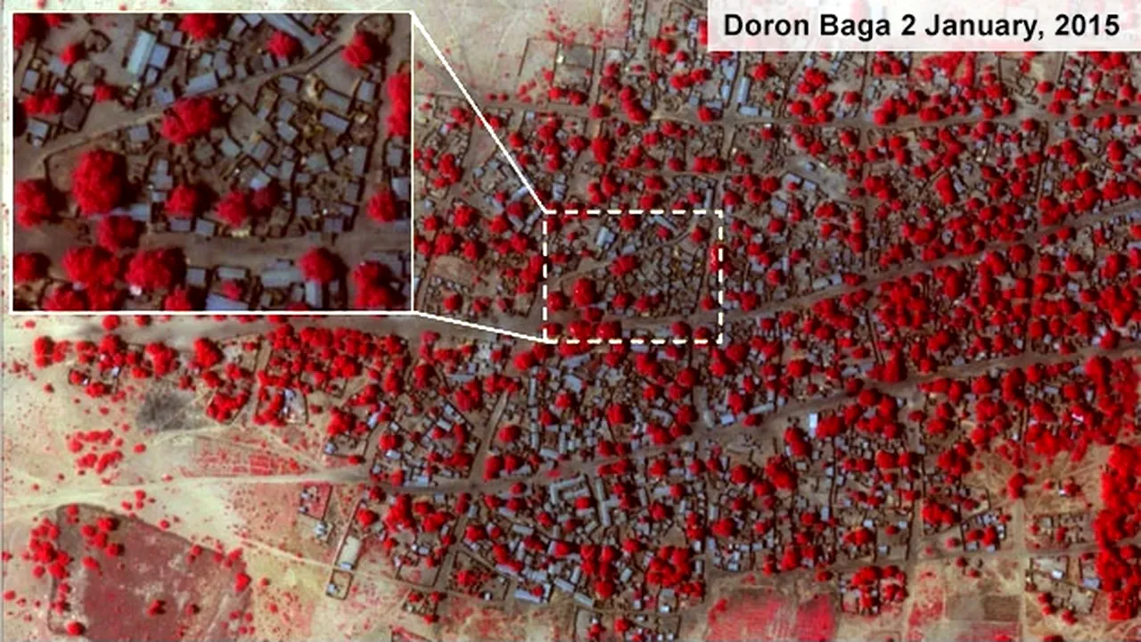AȘA arată un masacru. Ce a rămas în urma atentatului Boko Haram din Nigeria soldat cu peste 2.000 de morți - IMAGINI DIN SATELIT
