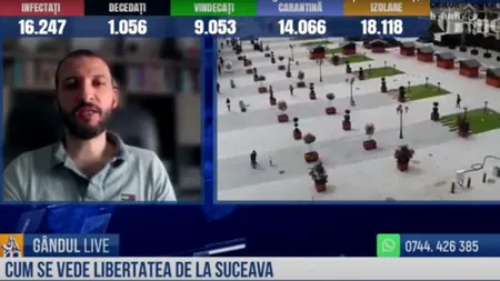 GÂNDUL LIVE. Ștefan Mandachi, după ieșirea Sucevei din carantină: A fost o psihoză generalizată. Acum pare a fi o liberare / Trebuie reglementată obligativitatea purtării măștilor - VIDEO